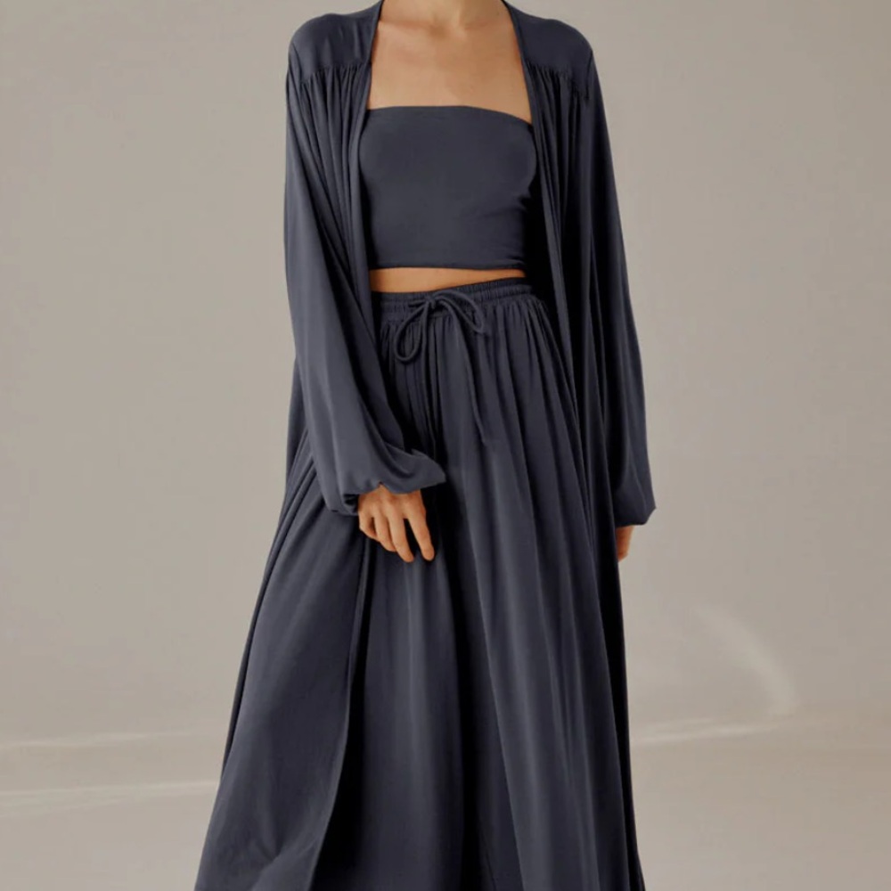 NAP Flowy Open-Front Cardigan